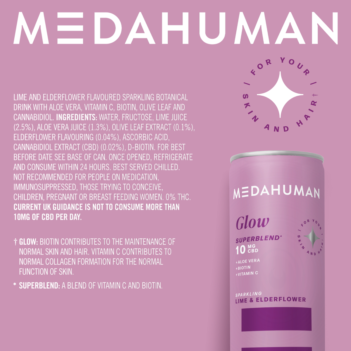 Glow CBD & Biotin Drink